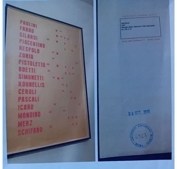Manifesto, 1967